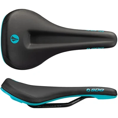 Abbildung von SDG COMPONENTS MTB Sattel Bel Air 3.0 MAX. Lux Alloy. 7x7mm. black/turquoise