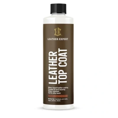 Abbildung von Farbfixierend Leder Finish Matt 500ml Lederfinish für Handwerker Leather Top Coat alle Arten Glattleder Klarlack schützt vor Feuchtigkeit und Beschädigungen