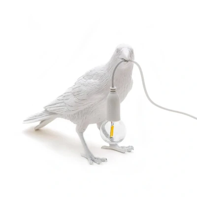Abbildung von SELETTI Bird Lamp Waiting Indoor White