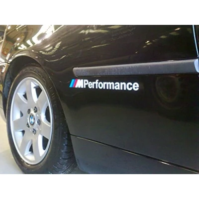 Abbildung von BMW M Performance SS20004 Vinyl Aufkleber, selbstklebend, Auto Sticker (Paar)