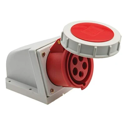 Abbildung von AW Tools CEE 16A Wandsteckdose Steckdose Wanddose 5 polig 400V 6h IP67