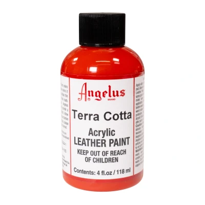 Abbildung von Angelus Lederfarbe Terracotta Rot 118ml