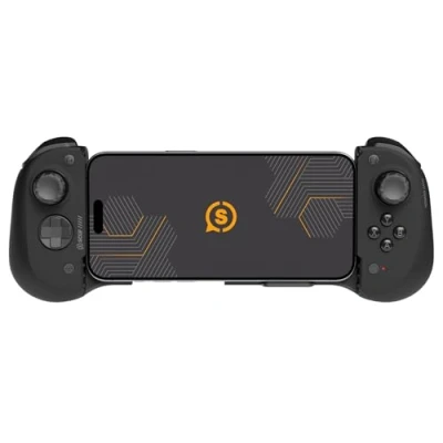 Abbildung von Scuf NOMAD Kabelloser iPhone Controller für Mobiles Gaming Hintere Paddles Anti Drift Thumbsticks Bluetooth 5.0 Verbindung PS Remote, Xbox Game Pass, Apple Arcade, Steam Link Schwarz
