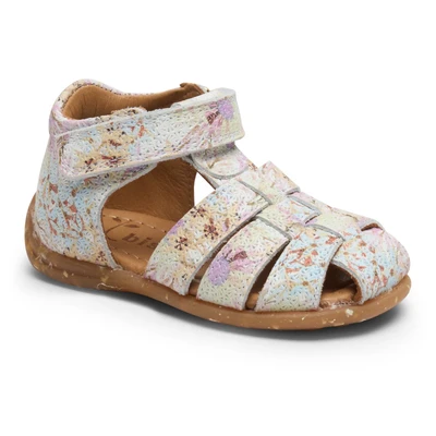 Abbildung von Bisgaard Sandale &quot;carly&quot;, Sommerschuh, Klettschuh, Sandalette, mit allover Blütenprint