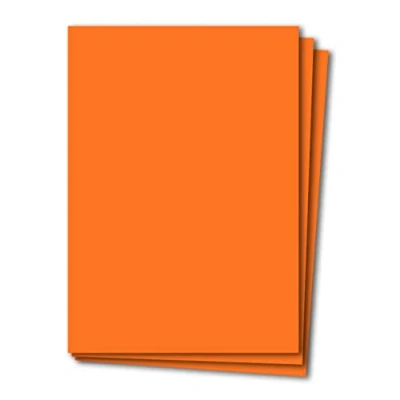Abbildung von Glüxx Agent 100 Blatt Tonkarton DIN A4 Orange 240 g/m² Dicker Bastelkarton 21,0 x 29,7 cm Pappe zum basteln für Fotoalbum Menükarte Bedruckbar DIY kreativ Sein