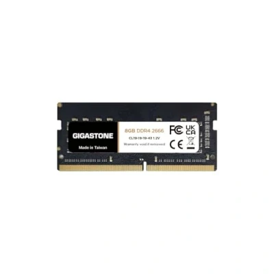Abbildung von 【DDR4 RAM】 GIGASTONE 8GB DDR4 2666MHz (2400MHz or 2133MHz) PC4 21300(PC4 19200/17000) CL19 1.2V SODIMM 260Pin Nicht ECC ungepuffert Notebook Laptop Hochleistung Arbeitsspeicher Upgrade