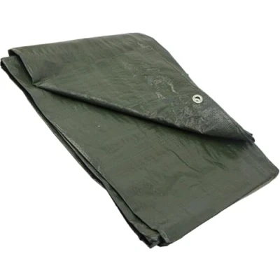 Abbildung von GARDENIX Allzweckplane Gewebeplane, Schutzplane, Grün 90 g/m² (10m x 12m)