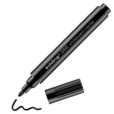 Abbildung von 10 x edding Whiteboardmarker mini 366 schwarz