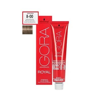 Abbildung von Schwarzkopf IGORA ROYAL 8 00 Hellblond Natur Extra 60 ml