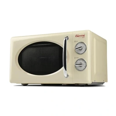 Abbildung von Girmi Fm21 Ofen Mikrowelle Kombiniert Jahrgang Design, 20 Lt, 700+800W, Creme