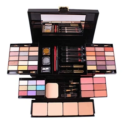 Abbildung von PhantomSky 39 Farben Lidschatten Palette Professionelles Make up Geschenkset Kosmetikset Kombination mit Lippenstift, Rouge und Concealer #1 Perfekt für den Professionellen Täglichen Gebrauch