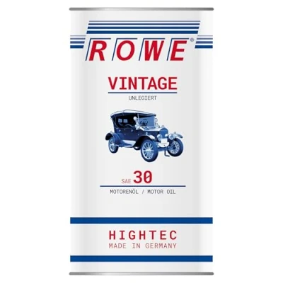 Abbildung von ROWE 5 Liter HIGHTEC VINTAGE SAE 30 UNLEGIERT Motorenöl PKW Motoröl mineralisch für Oldtimer und Youngtimer