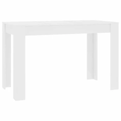 Abbildung von vidaXL Esstisch Minimalistischer Stil Esszimmertisch Küchentisch Tisch Speisetisch Esszimmer Küche Wohnzimmer Weiß 120x60x76cm Holzwerkstoff