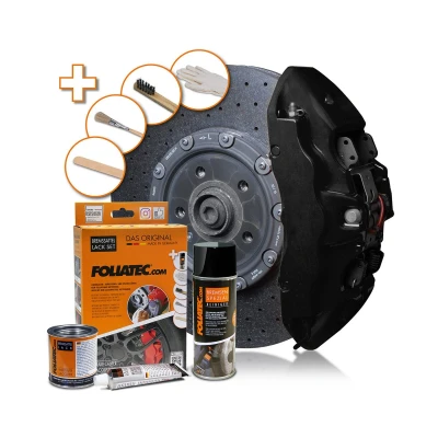 Abbildung von FOLIATEC 2176 Bremssattellack Spraydose 400, 125, 50 schwarz, matt