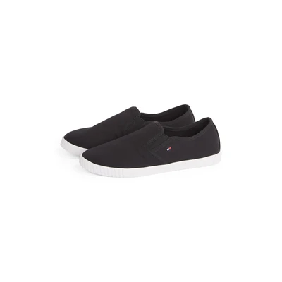 Abbildung von Tommy Hilfiger Slipper, Damen, Größe: 35, Black Textil