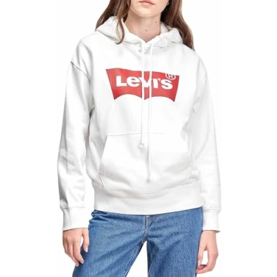 Abbildung von Levi&#039;s Graphic Standard Kapuzenpullover, Damen, Größe: Small, White