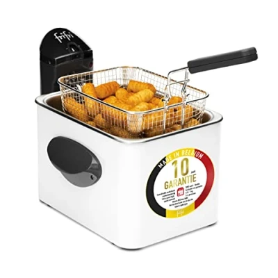 Abbildung von Frifri Friteuse 1905b 3,5l; 3200w 1kg frites mantel metaal wit F1905B