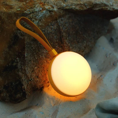 Abbildung von LED Außenleuchte Bring to go Ø 12 cm weiß/gelb