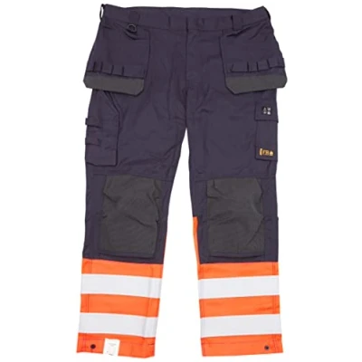 Abbildung von Blaklader 148915138953C60 Multinorm Inhärent Arbeitshose, Marineblau/Orange, Größe C60
