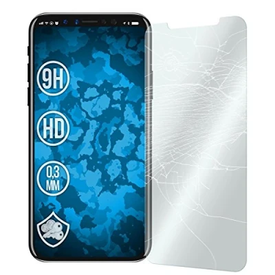 Abbildung von PhoneNatic 2er Pack Glas Folie klar kompatibel mit Apple iPhone 11 Pro/Xs/X Schutzglas für