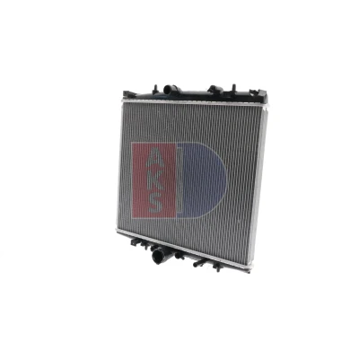 Abbildung von AKS DASIS 060049N Kühler, Motorkühlung Aluminium 465 563 27 Kühlrippen gelötet CITROËN: C8, Jumpy II Kastenwagen, MPV