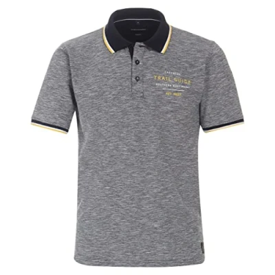 Abbildung von Casamoda Poloshirt, Herren, Größe: Large, Graues mittelblau