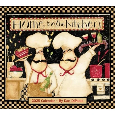 Abbildung von Home is in the Kitchen 2025 Deluxe Wall Calendar