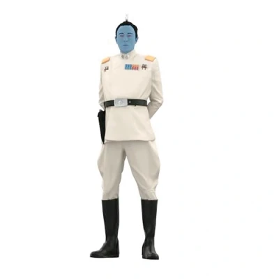 Abbildung von Hallmark Keepsake Weihnachtsschmuck 2024, Star Wars: Ahsoka Grand Admiral Thrawn, Geschenke für Wars Fans