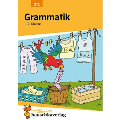 Abbildung von Grammatik 1./2. Klasse: Buchstaben, Laute, Das Abc, Satzarten. Wie im Unterricht: Erklärungen mit Übungen und Lösungen