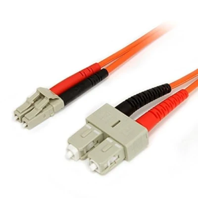 Abbildung von StarTech.com 1m Multimode 62,5/125 Duplex LWL Patchkabel LC, SC, Glasfaser Netzwerkkabel