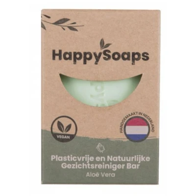 Abbildung von HappySoaps Gezichtsreiniger Bar Aloe Vera 70g