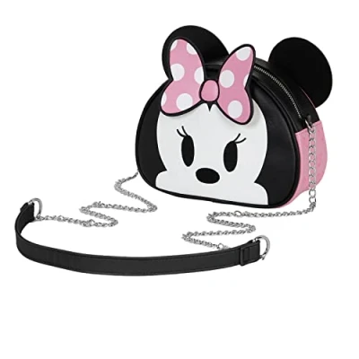 Abbildung von Minnie Maus M Heady Schultertasche, Rosa
