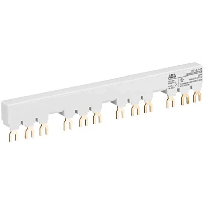Abbildung von ABB PS1 Sammelschiene, 3 phasig, 690V ac 65A, 17.5mm Raster, Reihe
