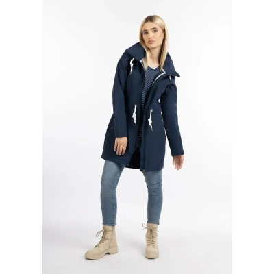 Abbildung von Softshell Mantel EISGEBUNDEN L / Marine 94% Polyester 6% Elastane