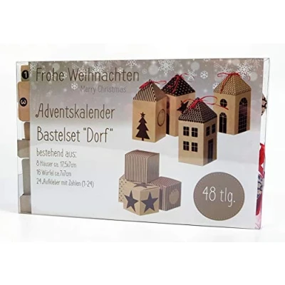 Abbildung von Spetebo befüllbarer Adventskalender mit 24 Boxen zum selber befüllen (Set, tlg),
