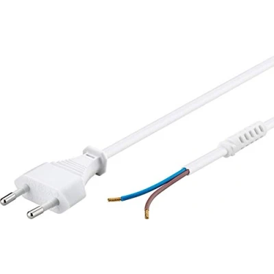 Abbildung von Goobay 50503 Euro Kabel zum Konfektionieren, 1, 5 m, Weiß