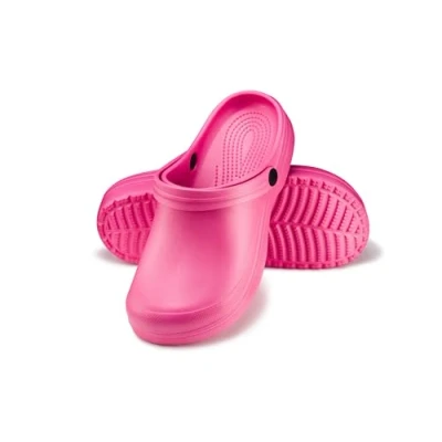 Abbildung von ESTRO Gartenclogs Damen Clogs Gummi Gartenschuhe Garten Leicht Gummischuhe Sommer F07 (37 EU, Pink)