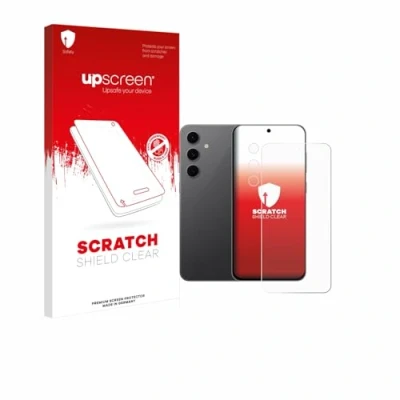 Abbildung von upscreen Schutzfolie für Samsung Galaxy S24 FE (Display+Kamera) Kristall klar, Kratzschutz, Anti Fingerprint