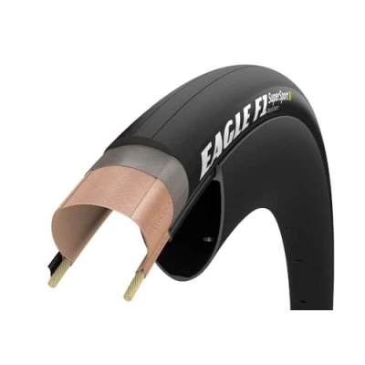 Abbildung von GOODYEAR Unisex Adult Schwarz, Eagle F1 Supersport R TLC Falt Rennradreifen (700 x 25 C), Version, Größe: 622