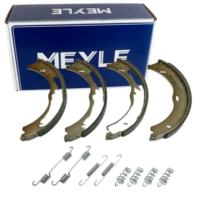 Abbildung von MEYLE 014 533 0002/S Handbremsbeläge Hinterachse ORIGINAL Quality mit Feder MERCEDES BENZ: Viano, Vito Bus, Mixto
