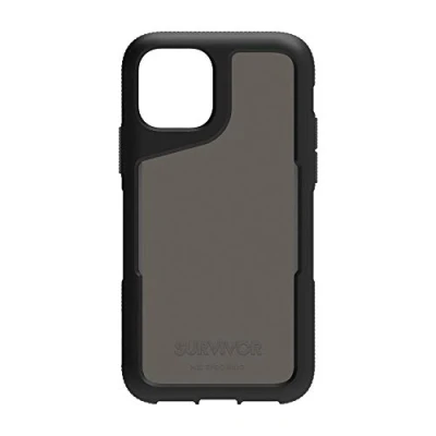 Abbildung von Griffin Survivor Endurance Case Hülle Apple iPhone 11 Pro (5.8&quot;) Schwarz/Grau [3.3m sturzfest I Extrem Robust Ultra Schlank Qi kompatible Handyhülle Stoßdämpfende Ecken] GIP 028 BKG