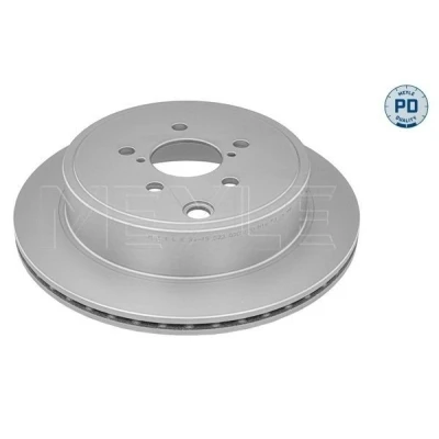 Abbildung von MEYLE 34 15 523 0005/PD Bremsscheibe Hinterachse 289,7 18 5 100 Belüftet Zink Lamellen beschichtet SUBARU: Outback IV, Legacy Kombi, BRZ Coupe