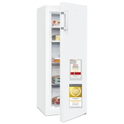 Abbildung von exquisit Gefrierschrank GS5231 NF H 040C weiss, 143 cm hoch, 54 breit, NoFrost, Abtauverfahren automatisch, Schnellgefrierfunktion