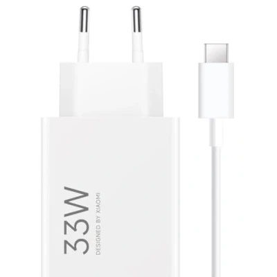 Abbildung von Xiaomi 33W Charging Combo (Type A), Ladegerät, 33W, USB Anschluss, C Kabel, Weiß