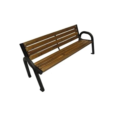 Abbildung von Primario Grande Gartenbank, Parkbank Holz Gartenmöbel, Outdoor Bank mit 350kg Tragfähigkeit Sitzbank Wetterfeste, Design Skandinavische (Primario Walnuss, 100cm Sitzlänge, CE)