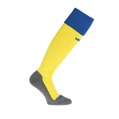 Abbildung von uhlsport Herren Club Stutzenstrumpfe, limonengelb/azurblau, 45 47