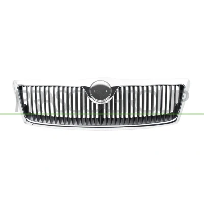 Abbildung von PRASCO SK0242011 Kühlergrill schwarz chrom mit Rahmen SKODA: Octavia 2 Combi, II Schrägheck
