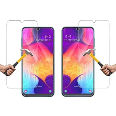 Abbildung von ino 2 Schutzglas kompatibel mit Samsung Galaxy A30s Panzerglas Schutzfolie Panzerfolie Display Schutz Glasfolie Displayglas 9H