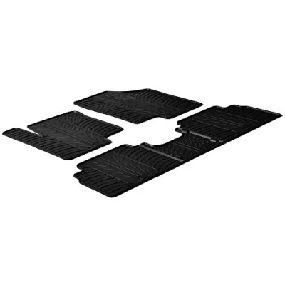 Abbildung von Gledring 0234 Fußmattensatz Gummi vorne und hinten 5 schwarz 750mm 550mm HYUNDAI: ix20