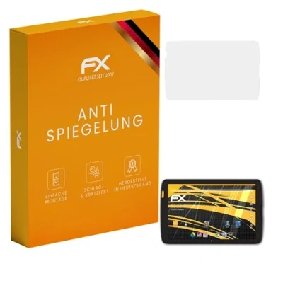 Abbildung von atFoliX Panzerfolie kompatibel mit Zebra ET40 10 inch Schutzfolie, entspiegelnde und stoßdämpfende FX Folie (2X)